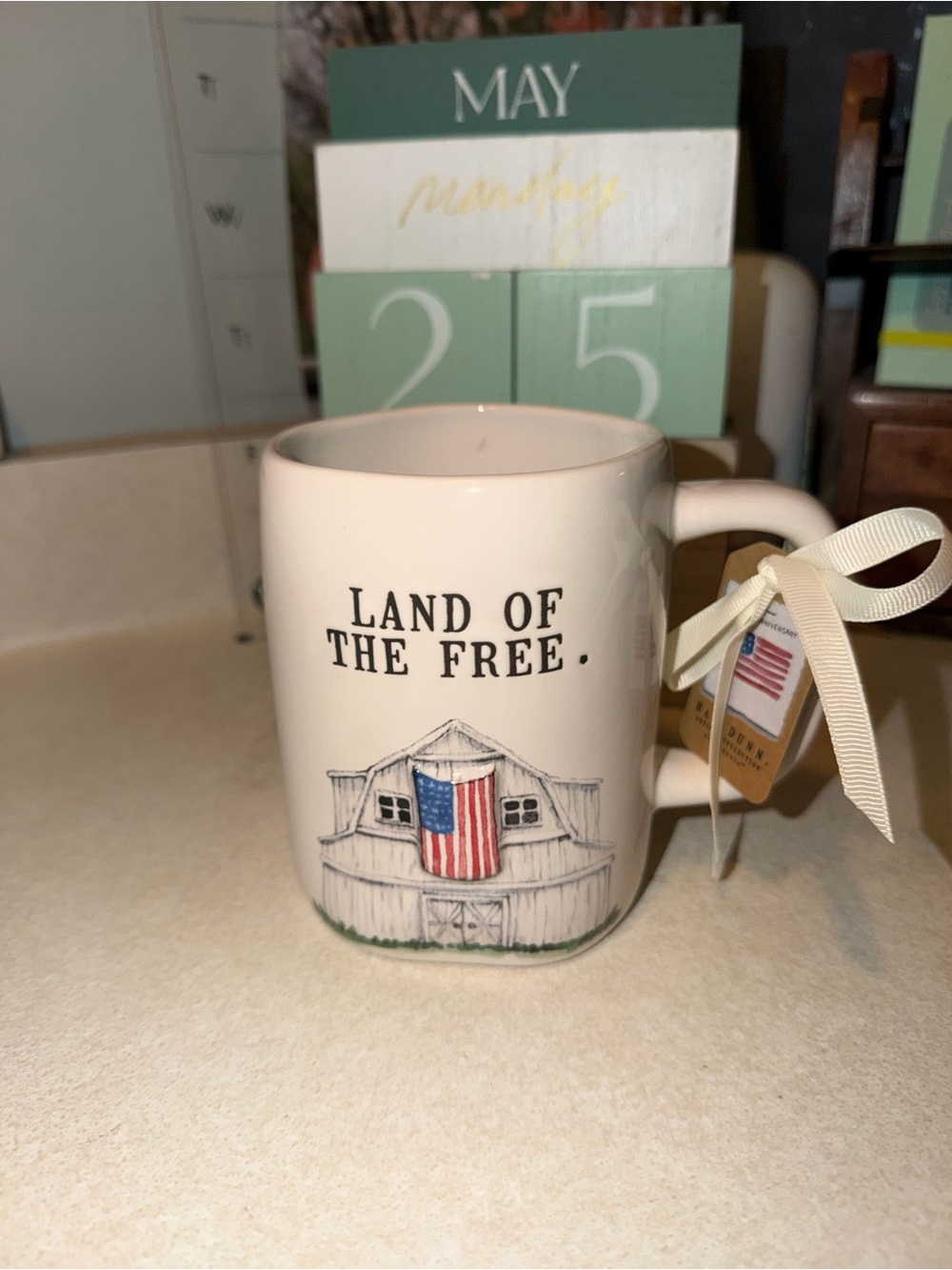 Rae dunn land of the free mug